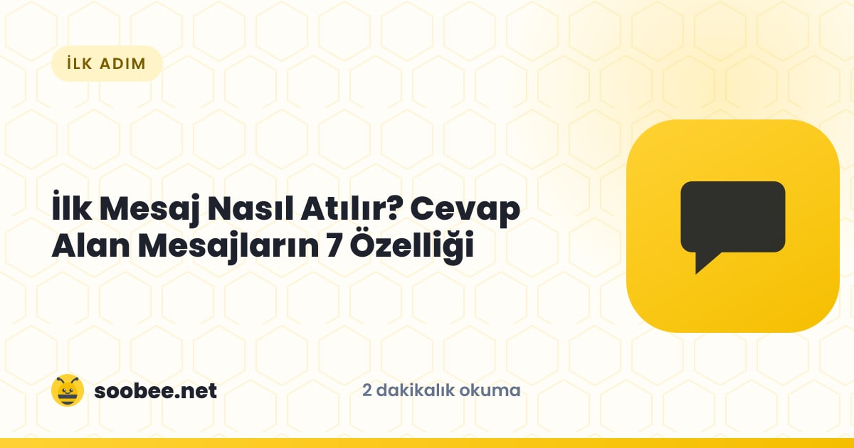 İlk adım — yazının kapak görseli