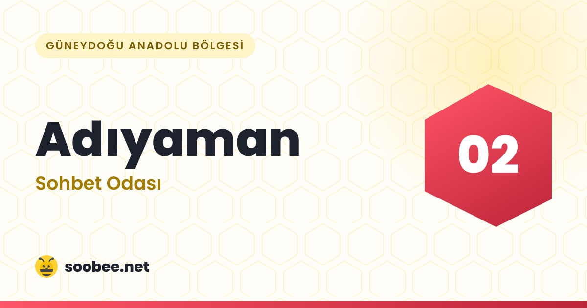 Adıyaman Sohbet — oda görseli