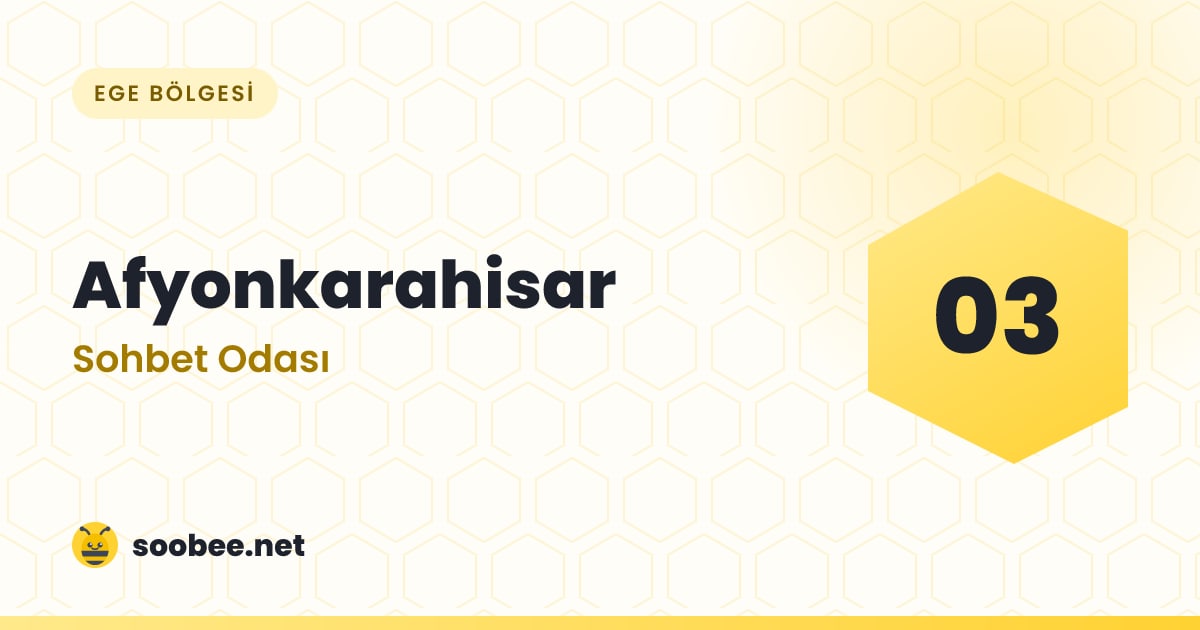 Afyonkarahisar Sohbet — oda görseli