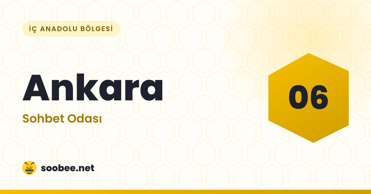 Ankara Sohbet — oda görseli