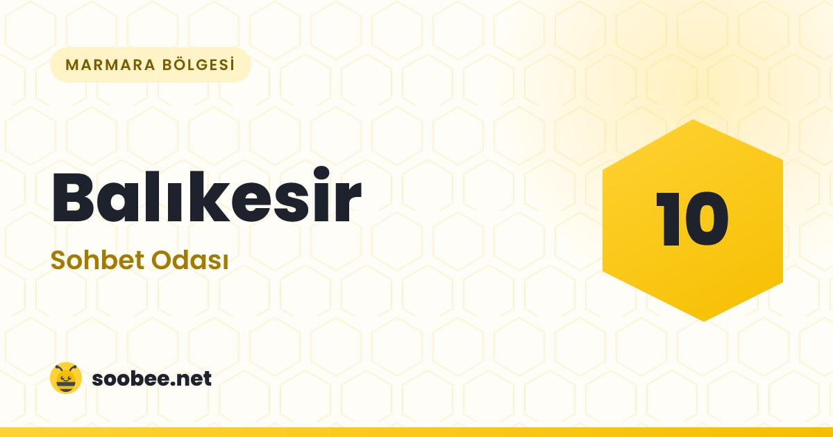 Balıkesir Sohbet — oda görseli