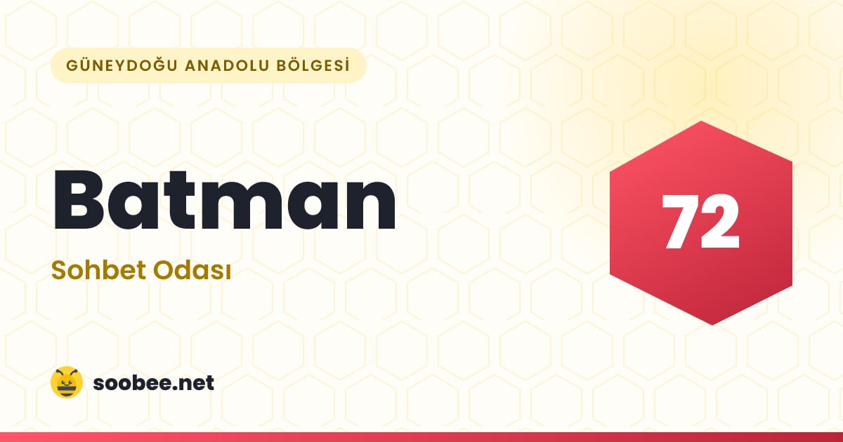 Batman Sohbet — oda görseli