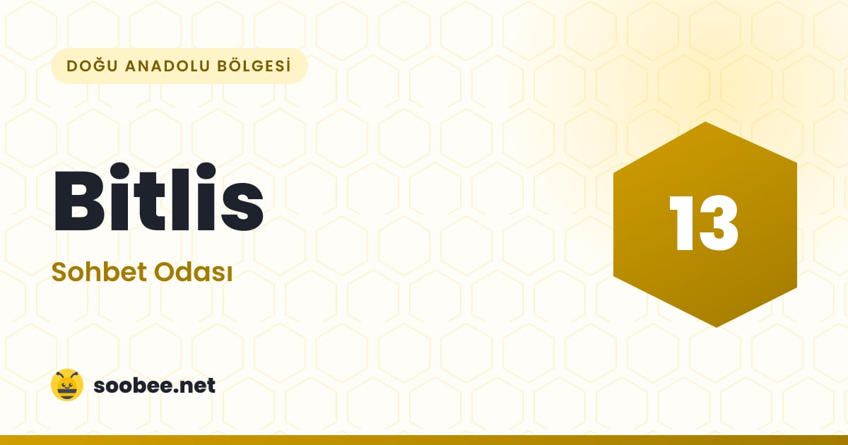 Bitlis Sohbet — oda görseli