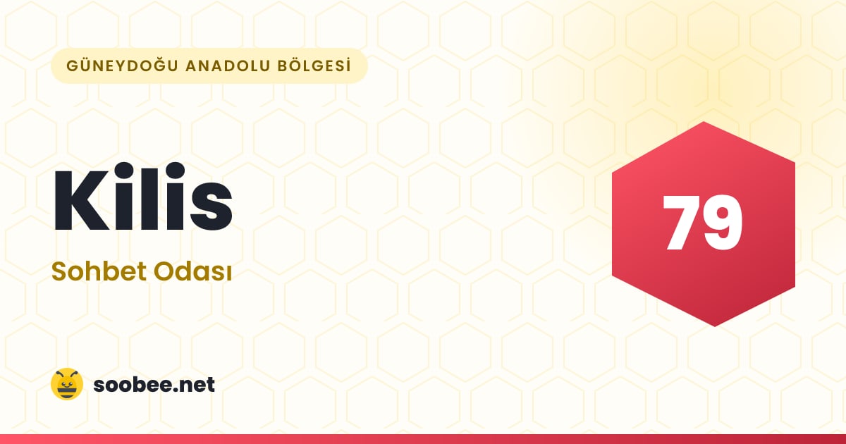 Kilis Sohbet — oda görseli