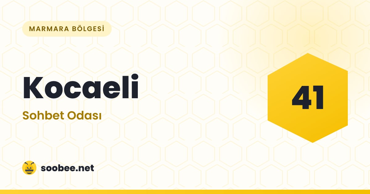 Kocaeli Sohbet — oda görseli