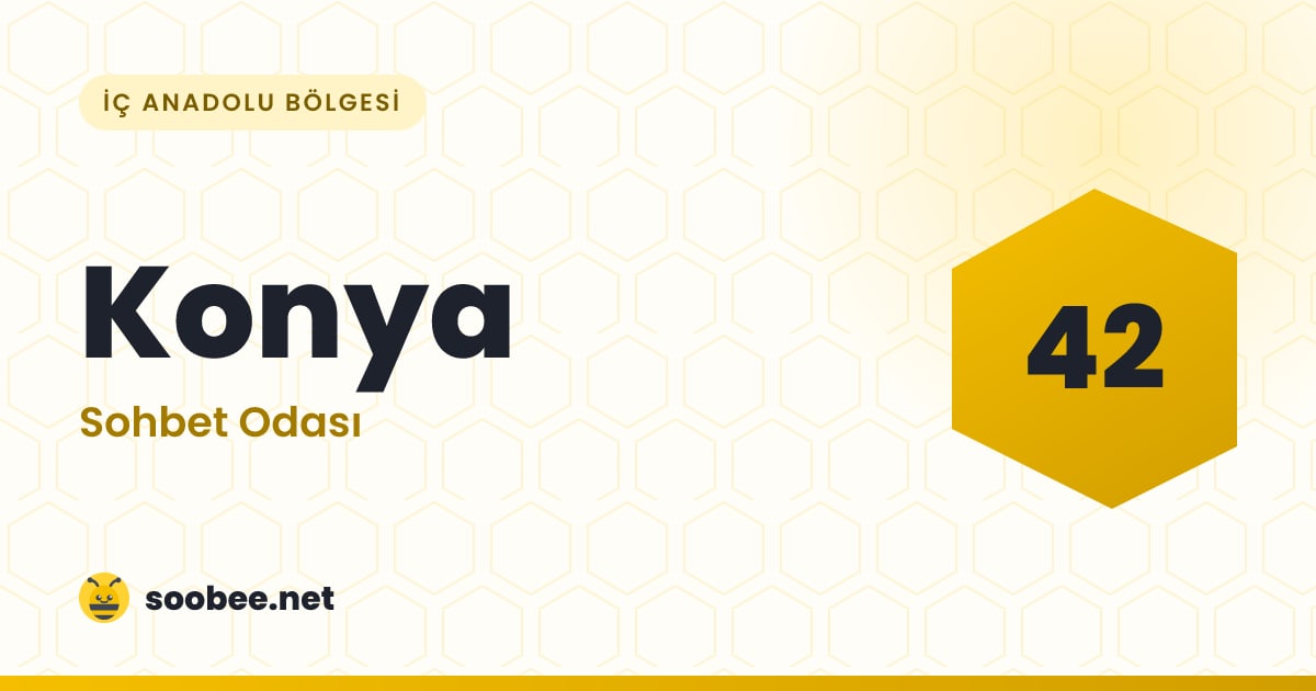 Konya Sohbet — oda görseli