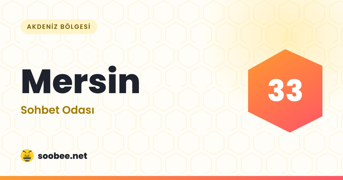 Mersin Sohbet — oda görseli