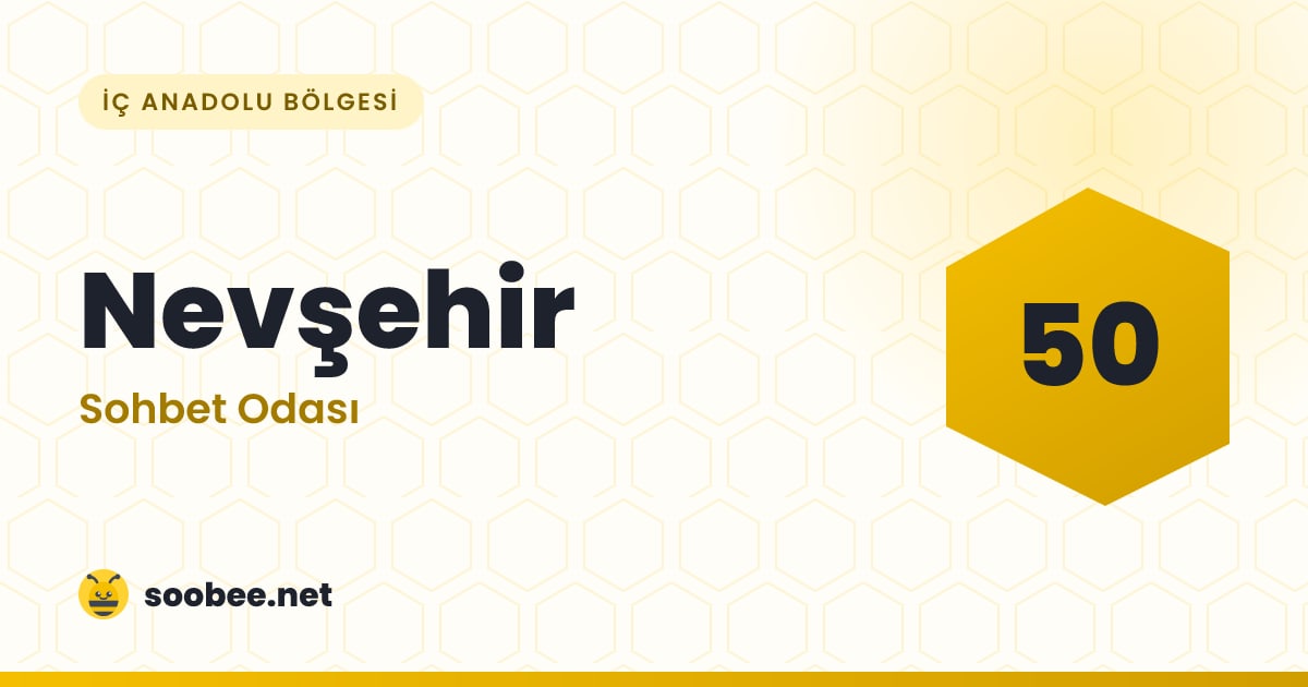 Nevşehir Sohbet — oda görseli
