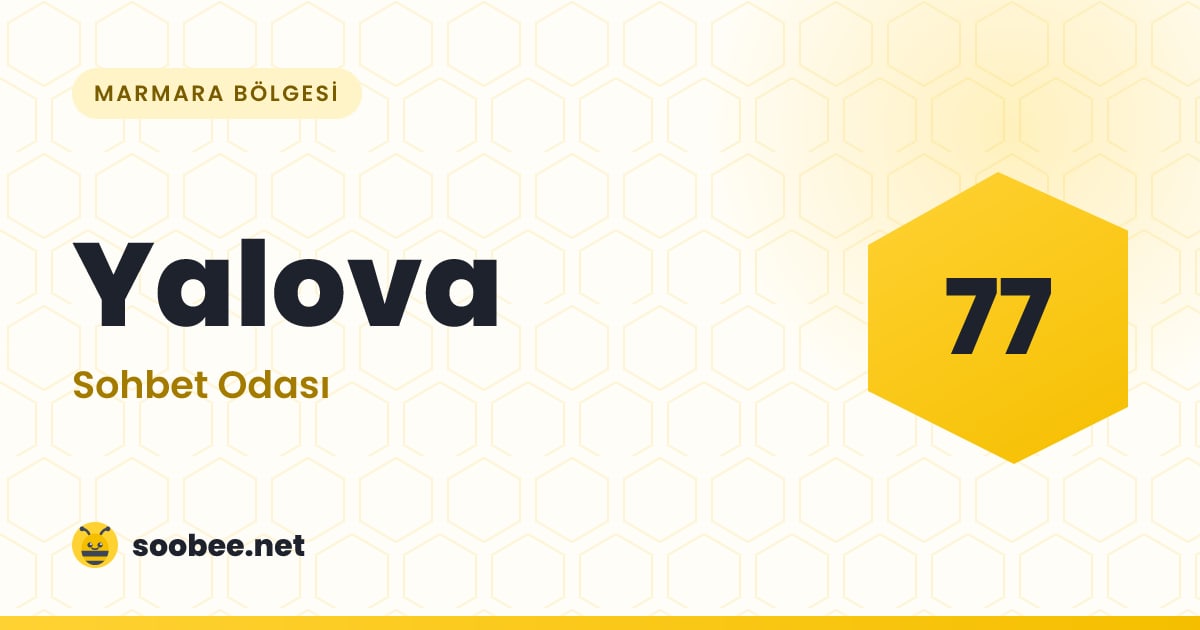 Yalova Sohbet — oda görseli